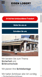 Mobile Screenshot of eisen-lobert.de
